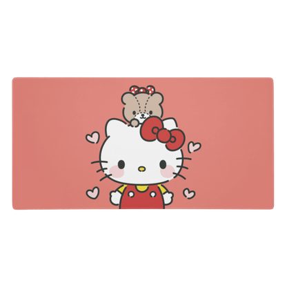 Tapis De Souris Kawaii Chaton Blanc Mignon - La Planète Gaming