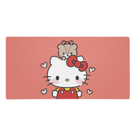 Tapis De Souris Kawaii Chaton Blanc Mignon - La Planète Gaming