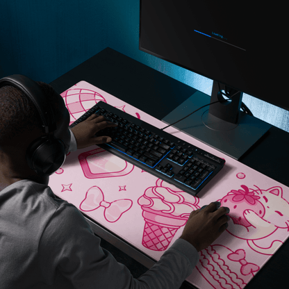 Tapis de Souris Kawaii Chaton Girly - La Planète Gaming