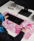 Tapis de Souris Kawaii Chaton Girly - La Planète Gaming