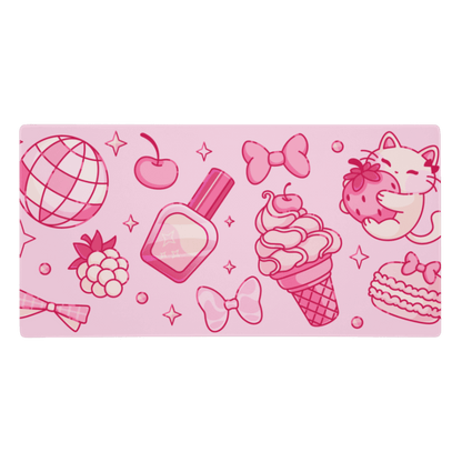 Tapis de Souris Kawaii Chaton Girly - La Planète Gaming