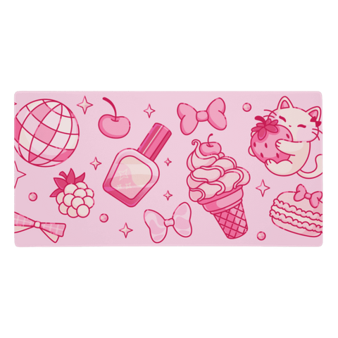 Tapis de Souris Kawaii Chaton Girly - La Planète Gaming