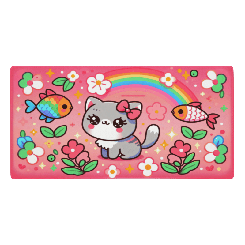 Tapis de Souris Kawaii Chaton Mignon - La Planète Gaming