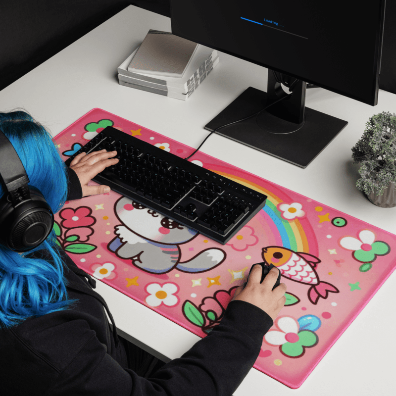 Tapis de Souris Kawaii Chaton Mignon - La Planète Gaming
