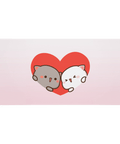 Tapis de Souris Kawaii Chatons Amoureux - La Planète Gaming