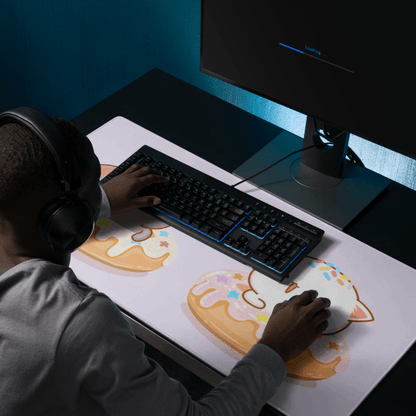 Tapis de Souris Kawaii Chatons Donuts - La Planète Gaming
