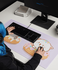 Tapis de Souris Kawaii Chatons Donuts - La Planète Gaming