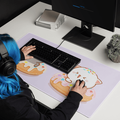 Tapis de Souris Kawaii Chatons Donuts - La Planète Gaming