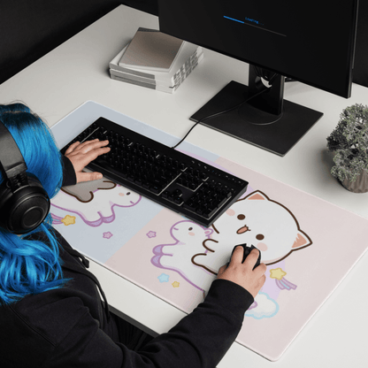 Tapis de Souris Kawaii Chatons Licorne - La Planète Gaming