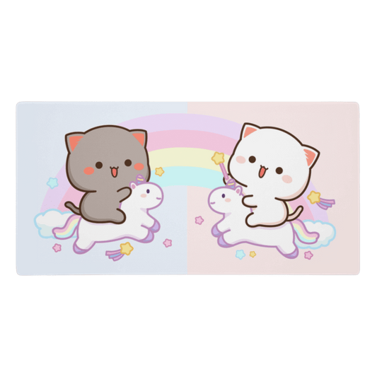 Tapis de Souris Kawaii Chatons Licorne - La Planète Gaming