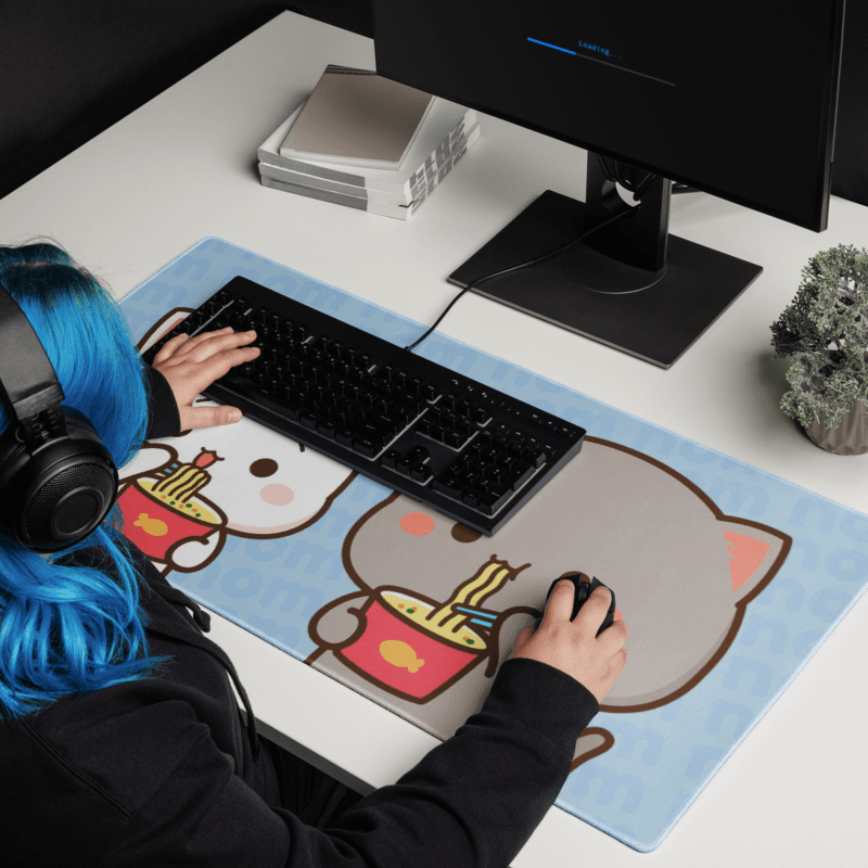 Tapis de Souris Kawaii Chatons Ramen - La Planète Gaming