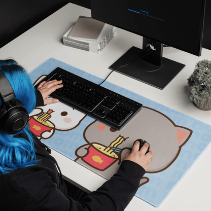 Tapis de Souris Kawaii Chatons Ramen - La Planète Gaming