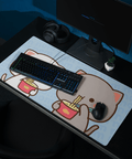 Tapis de Souris Kawaii Chatons Ramen - La Planète Gaming