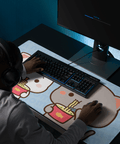 Tapis de Souris Kawaii Chatons Ramen - La Planète Gaming