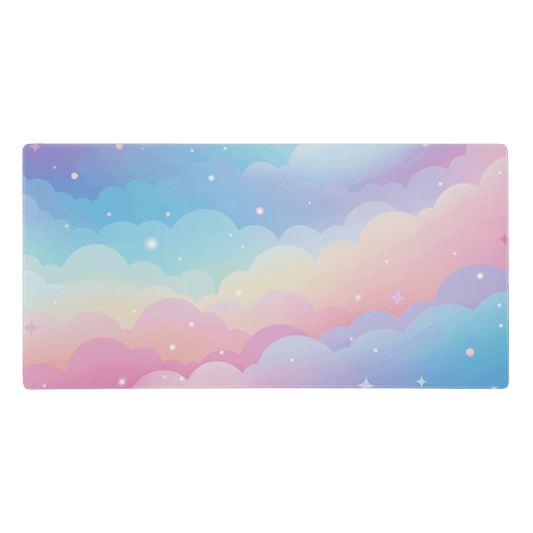 Tapis De Souris Kawaii Nuages Pastel - La Planète Gaming