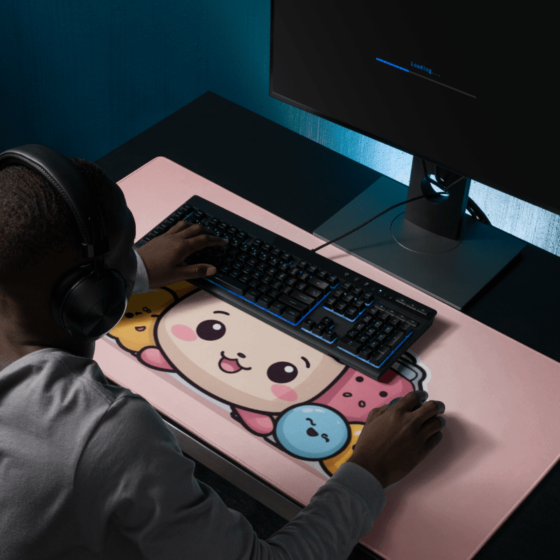 Tapis De Souris Kawaii Petit Chat Fruité - La Planète Gaming