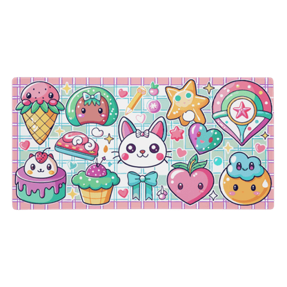 Tapis De Souris Kawaii Sucreries Pastel - La Planète Gaming