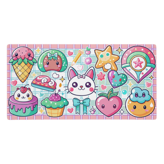 Tapis De Souris Kawaii Sucreries Pastel - La Planète Gaming
