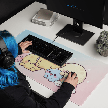 Tapis De Souris Kawaii Univers Céleste - La Planète Gaming