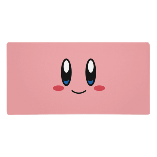 Tapis de Souris Kawaii Visage Mignon Rose - La Planète Gaming