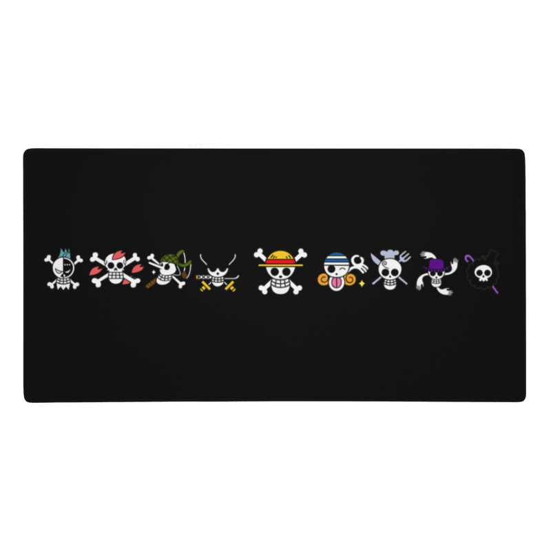 Tapis De Souris Manga Crânes Pirates - La Planète Gaming