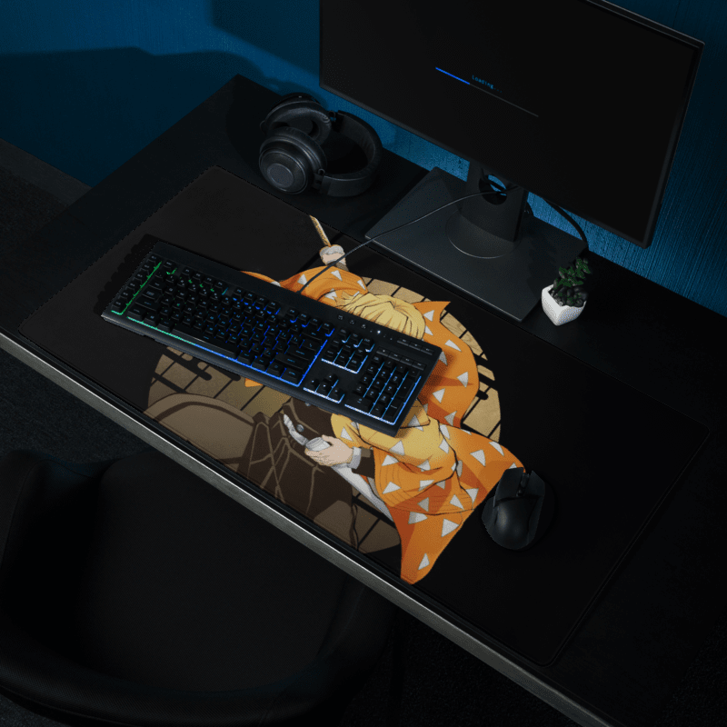 Tapis De Souris Manga Démon Guerrier Haori Orange - La Planète Gaming