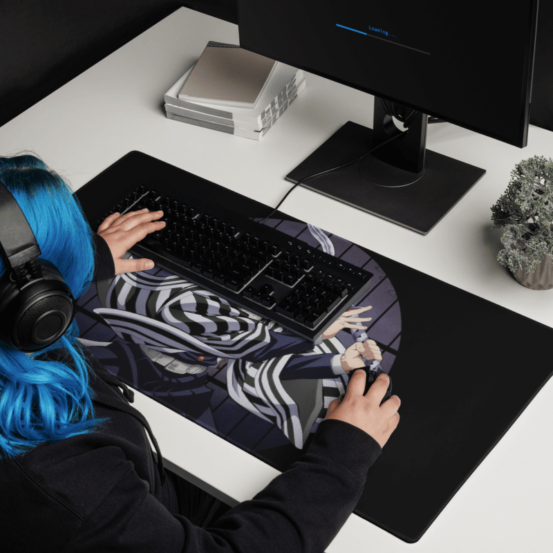 Tapis De Souris Manga Démon Guerrier Haori Rayé Serpent - La Planète Gaming