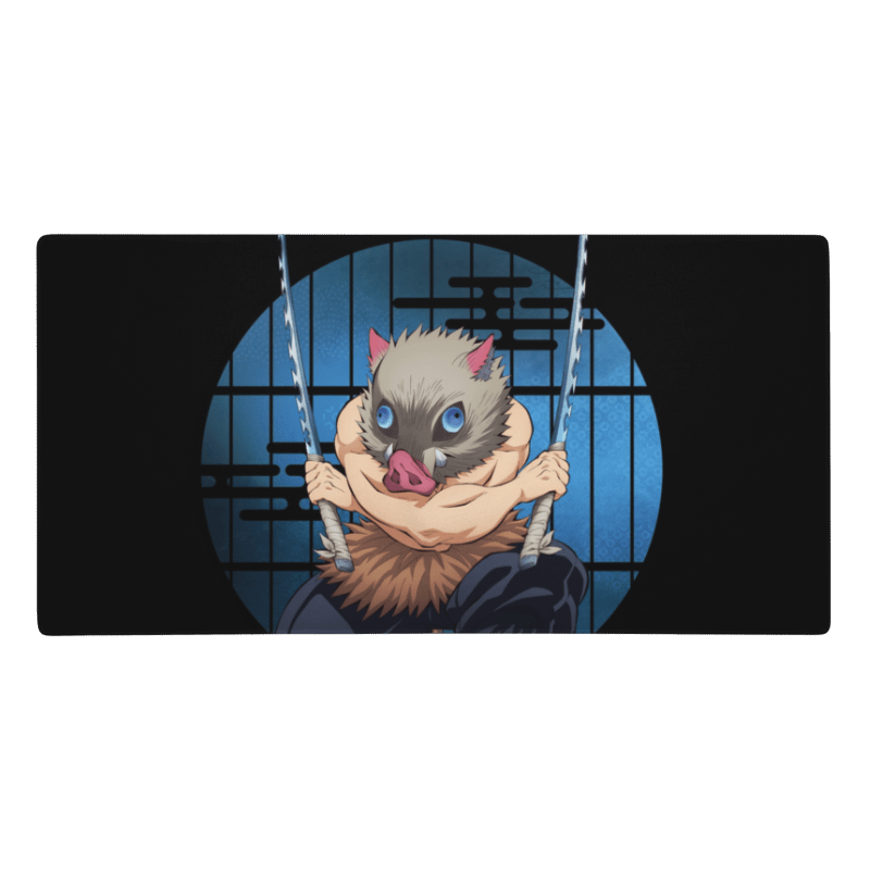 Tapis De Souris Manga Démon Guerrier Masque de Sanglier - La Planète Gaming