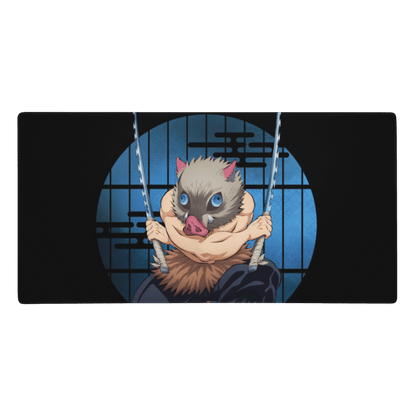 Tapis De Souris Manga Démon Guerrier Masque de Sanglier - La Planète Gaming