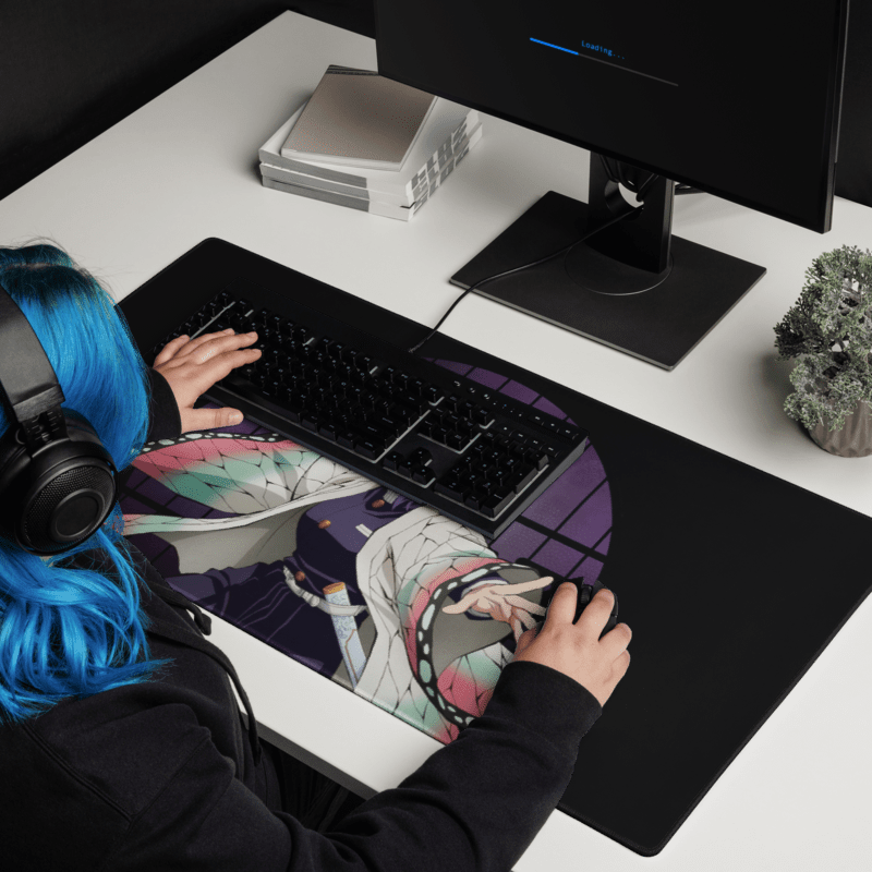 Tapis De Souris Manga Démon Guerrière Haori Papillon - La Planète Gaming