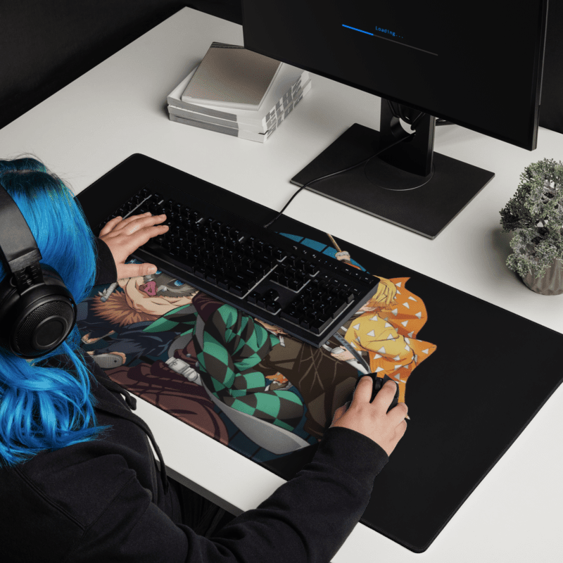 Tapis De Souris Manga Démon Trio de Chasseurs - La Planète Gaming