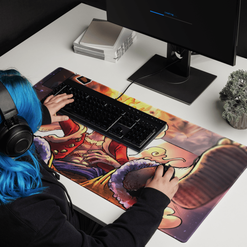 Tapis de Souris Manga Furie Enflammée - La Planète Gaming