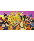 Tapis De Souris Manga Guerriers Saiyan Légendaires - La Planète Gaming