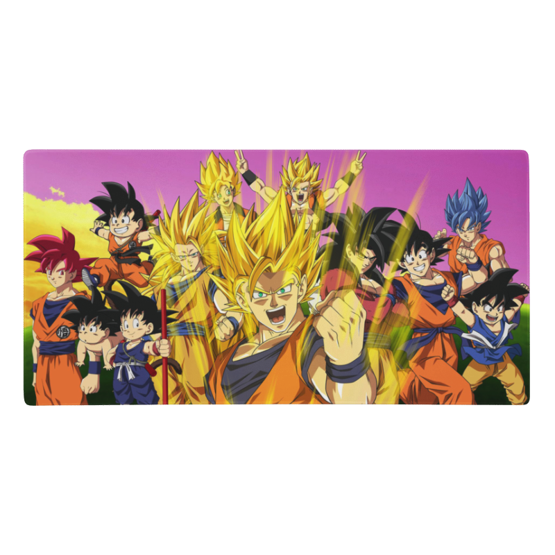 Tapis De Souris Manga Guerriers Saiyan Légendaires - La Planète Gaming