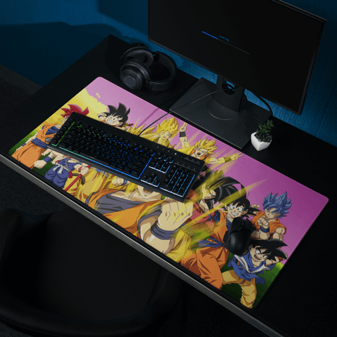 Tapis De Souris Manga Guerriers Saiyan Légendaires - La Planète Gaming