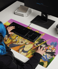 Tapis De Souris Manga Guerriers Saiyan Légendaires - La Planète Gaming
