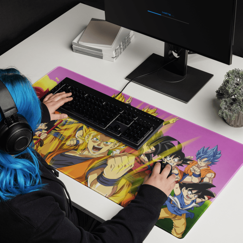 Tapis De Souris Manga Guerriers Saiyan Légendaires - La Planète Gaming