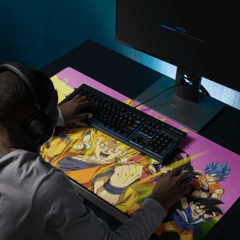 Tapis De Souris Manga Guerriers Saiyan Légendaires - La Planète Gaming