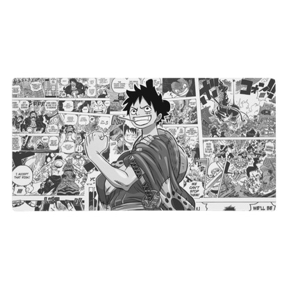 Tapis de Souris Manga Pirate Chapeau de Paille - La Planète Gaming