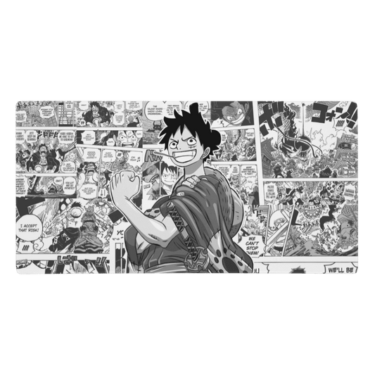 Tapis de Souris Manga Pirate Chapeau de Paille - La Planète Gaming