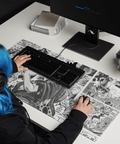 Tapis de Souris Manga Pirate Chapeau de Paille - La Planète Gaming