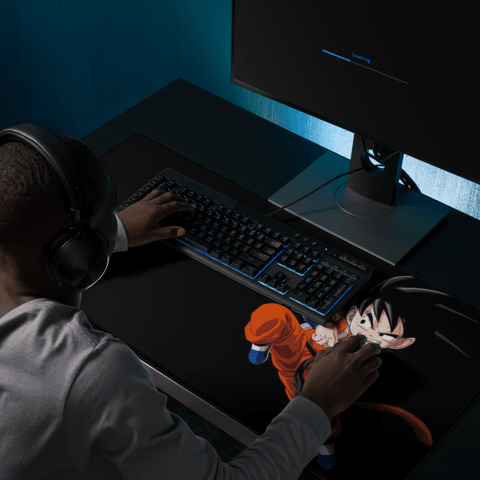 Tapis De Souris Mange Jeune Guerrier Saiyan - La Planète Gaming