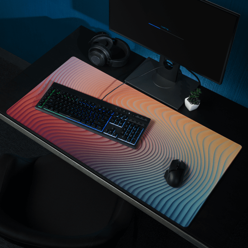 Tapis De Souris Original Dégradé Multicolores - La Planète Gaming