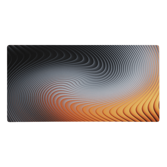 Tapis De Souris Original Dégradé Noir et Orange - La Planète Gaming
