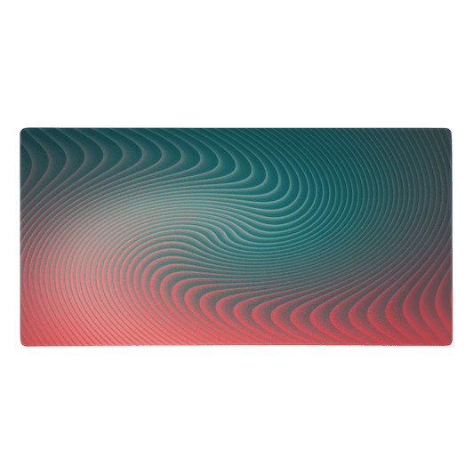 Tapis De Souris Original Dégradé Turquoise et Corail - La Planète Gaming