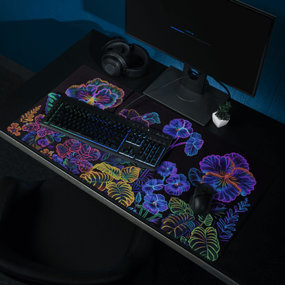 Tapis De Souris Original Fleurs Lumineuses - La Planète Gaming