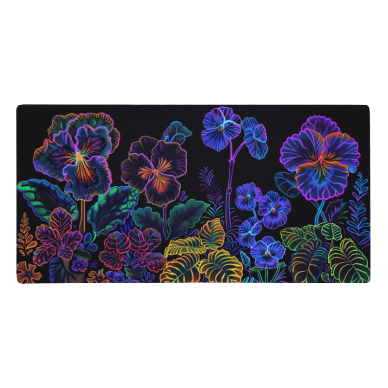 Tapis De Souris Original Fleurs Lumineuses - La Planète Gaming