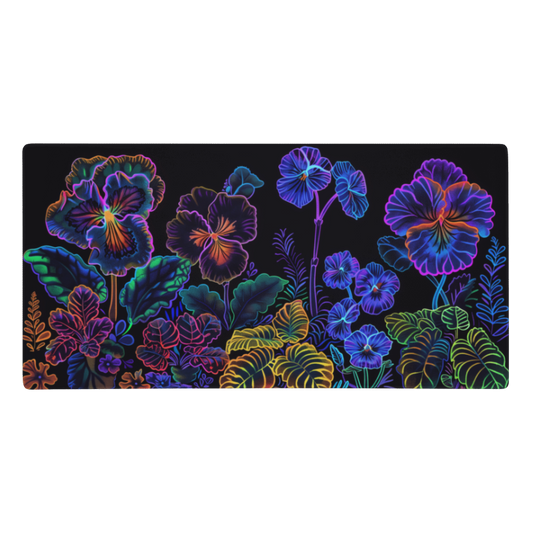 Tapis De Souris Original Fleurs Lumineuses - La Planète Gaming