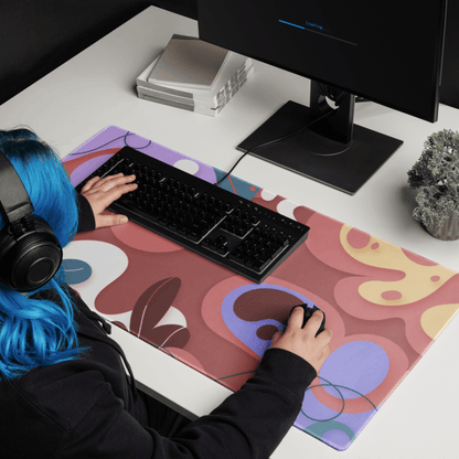 Tapis De Souris Original Formes Organiques Abstraites - La Planète Gaming