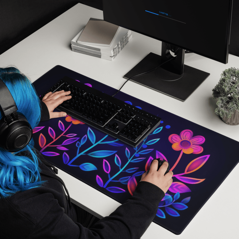 Tapis De Souris Original Jardin Botanique Néon - La Planète Gaming